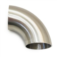 Отвод полированный Ø45, угол 90° (толщина стенки 1.5 мм, нержавеющая сталь AISI 304)