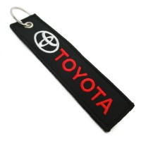Брелок тканевый с вышивкой «Toyota»