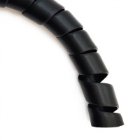 Защитная спираль для проводов 16/22 мм (чёрная)