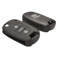 Чехол на ключ силиконовый для Hyundai i30, Elantra, Tucson (чёрный)