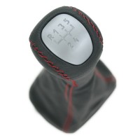 Ручка КПП c чехлом для ВАЗ 2113-15 (красная строчка)