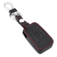 Чехол ключа кожаный для Volkswagen VW Passat B8 (2015-17)