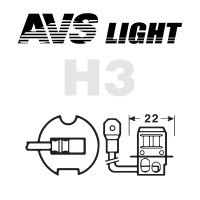 Лампы галогенные «AVS SIRIUS NIGHT WAY» H3 (55W)
